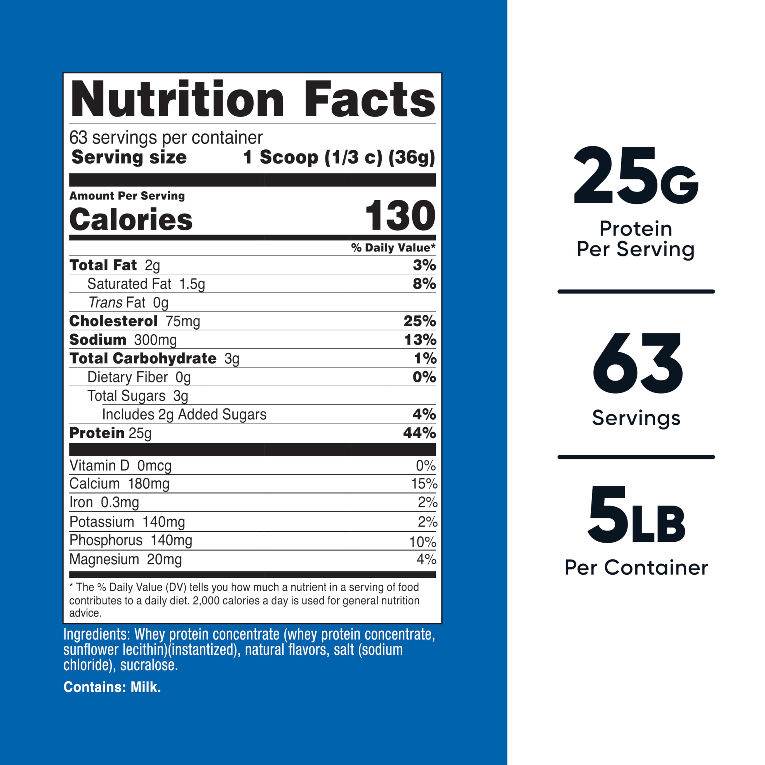 Polvo de Nutricost Whey Protein cerca, textura fina que facilita disolución