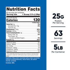Polvo de Nutricost Whey Protein cerca, textura fina que facilita disolución