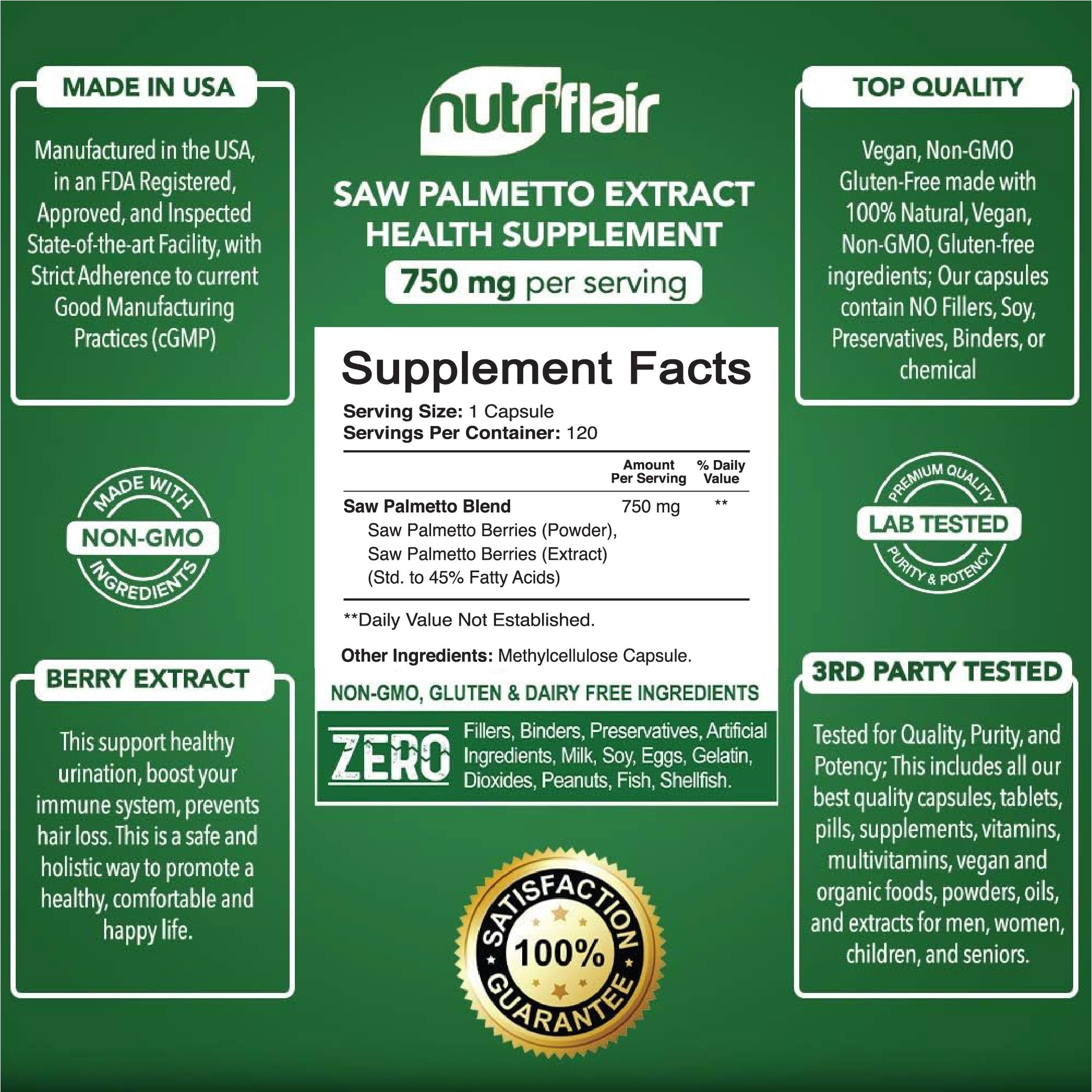 NutriFlair cápsula detalle de textura y pureza, destaca ingrediente natural