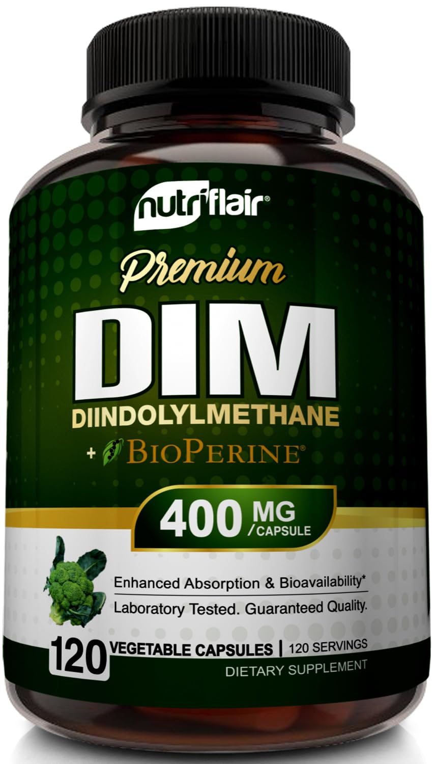 NutriFlair envase frontal mostrando 120 cápsulas y beneficios claros