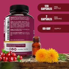 NutriFlair ingredientes: arándano y diente de león visibles y naturales
