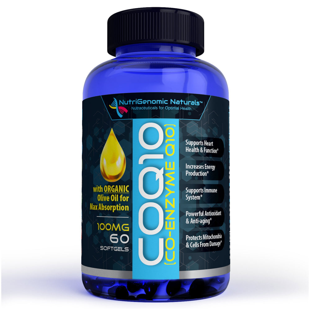NutriGenomic Naturals frontal del envase mostrando beneficios y dosis