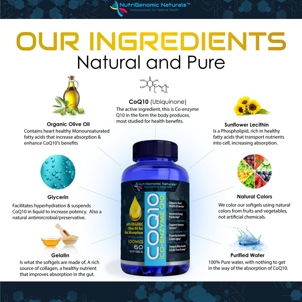 NutriGenomic Naturals aceite de oliva orgánico textura y mejora absorción