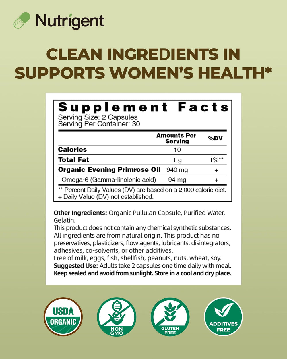 Nutrigent cápsula abierta con aceite, visualiza pureza y concentración