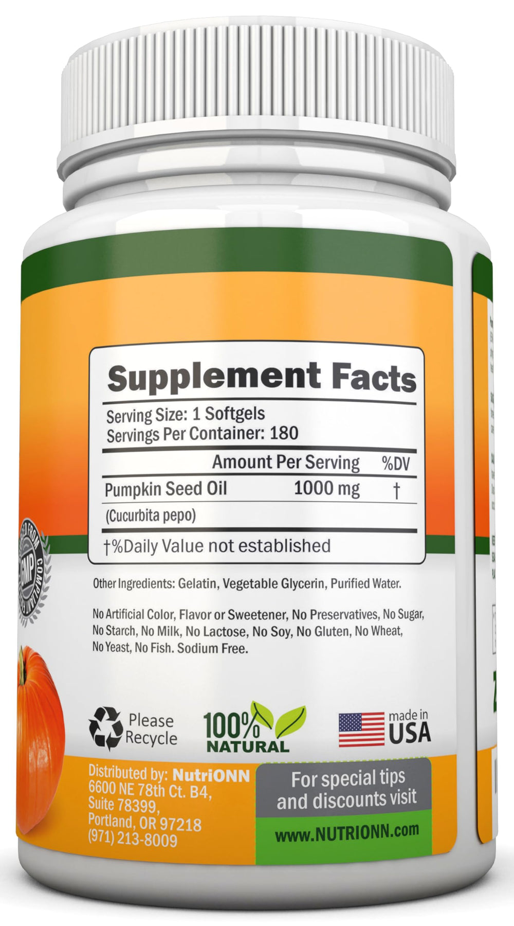 NutriONN primer plano de softgel con brillo que destaca pureza y extracción en frío
