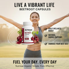 Nutrisse Organic primer plano de cápsula vegetal mostrando calidad