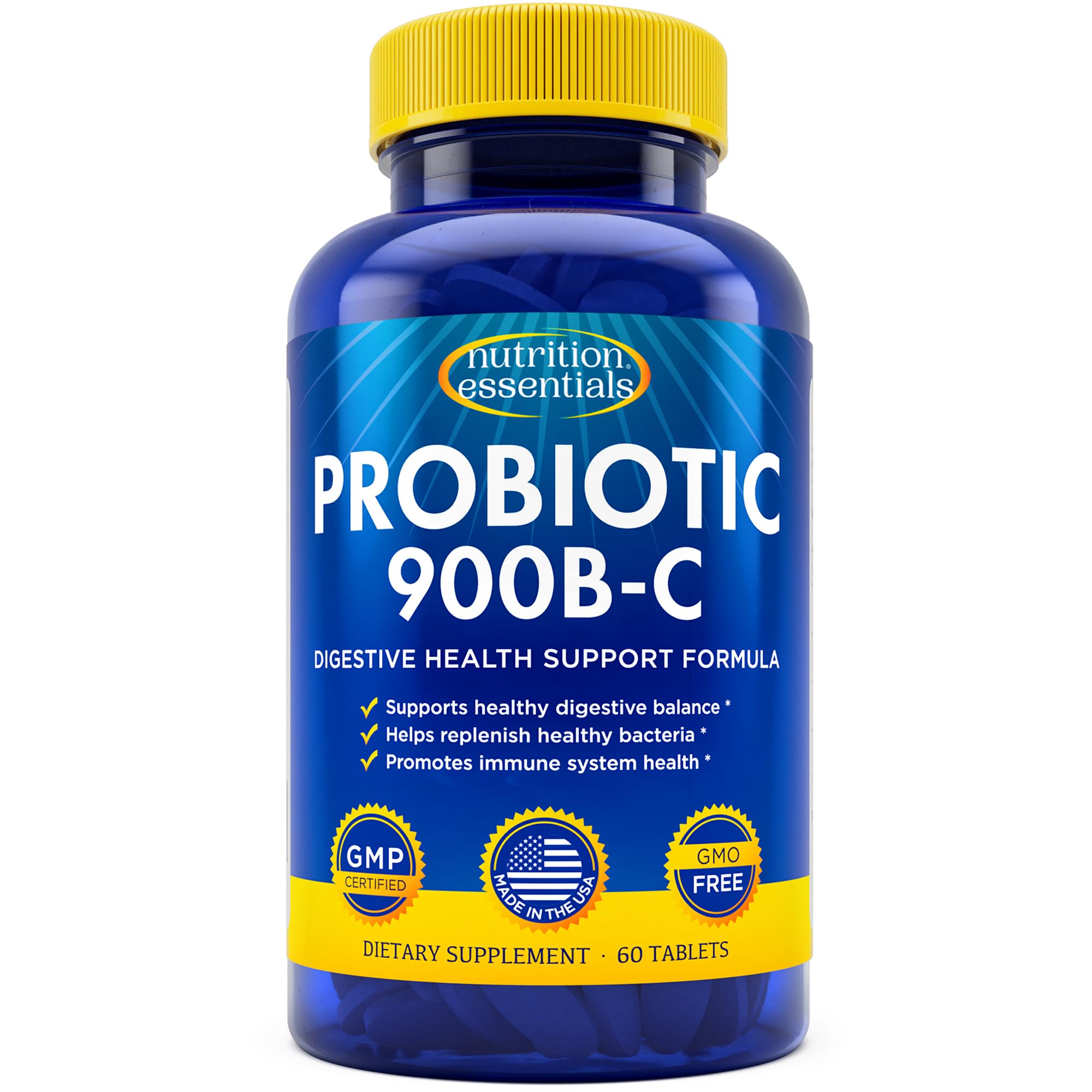 Nutrition Essentials frente del envase mostrando producto y beneficios