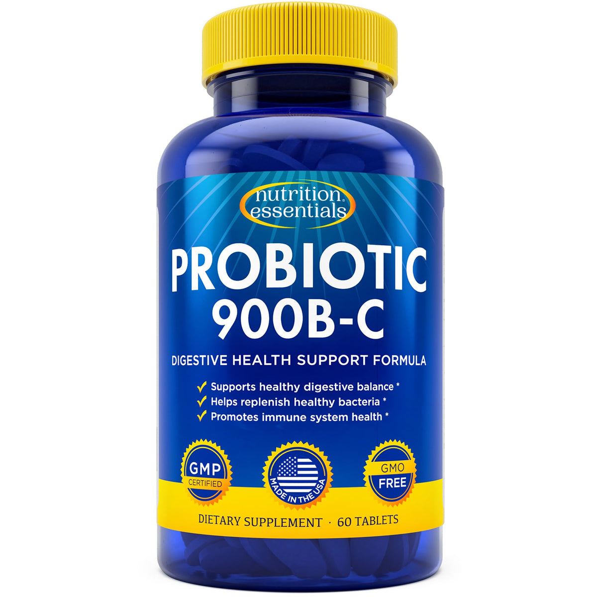 Nutrition Essentials frente del envase mostrando producto y beneficios