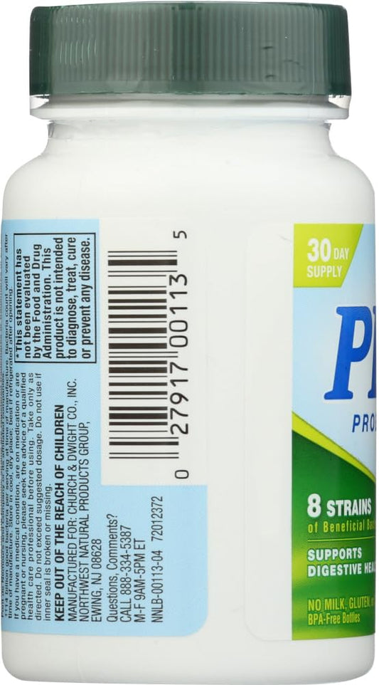 Nutrition Now PB 8 cápsulas con 14 mil millones de culturas activas para bienestar intestinal