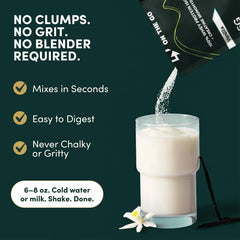 Nutrition On The Go etiqueta nutricional resaltando dosis y pureza certificada