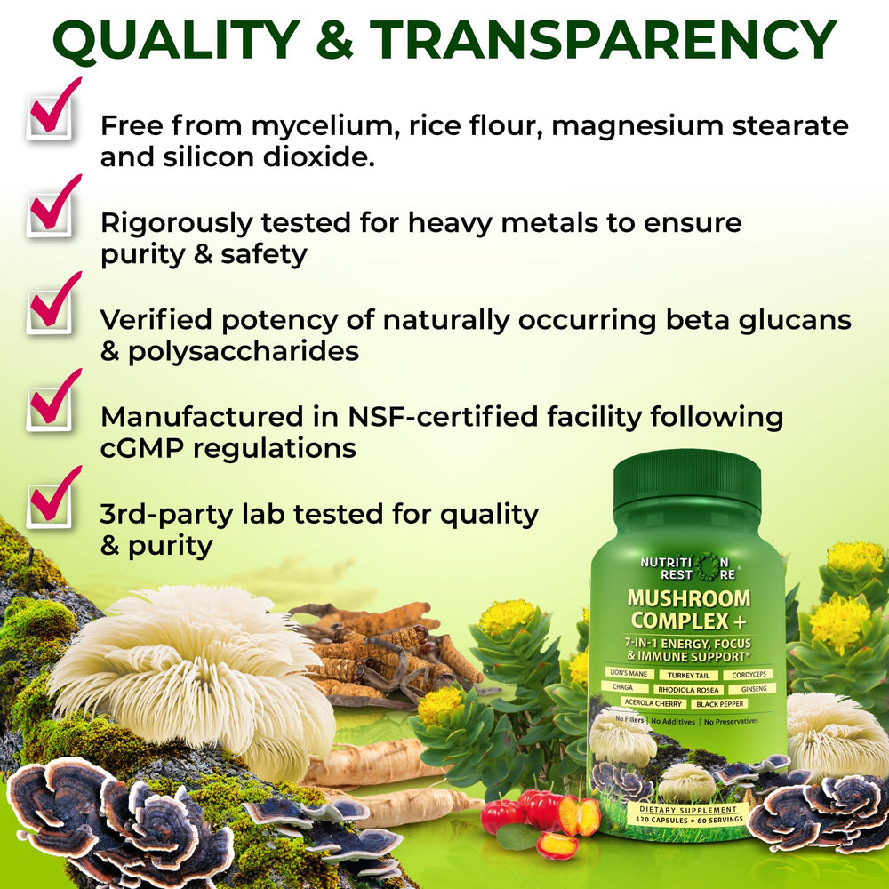 Nutrition Restore cápsula en mano mostrando tamaño y facilidad