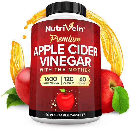 Nutrivein envase frontal mostrando 120 cápsulas y concentración 1600 mg