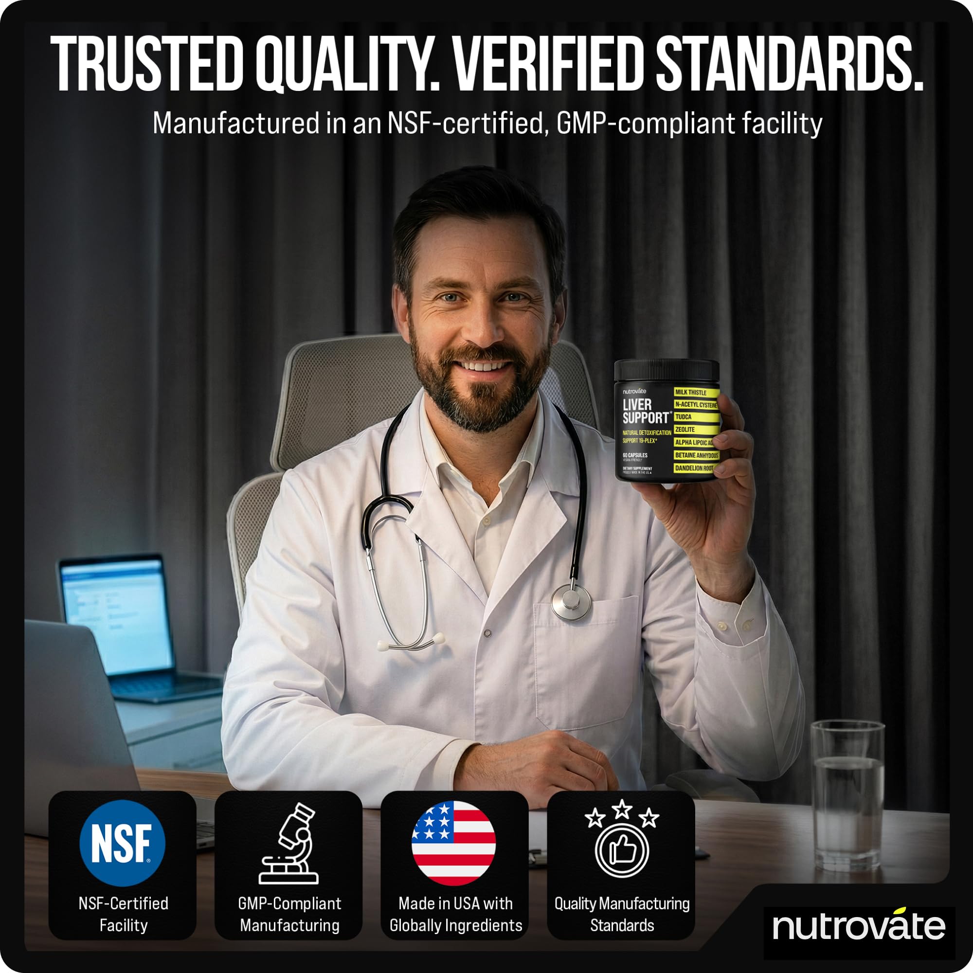 NutroVate ingredientes naturales reunidos demostrando origen vegetal y variedad