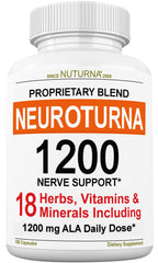 Nuturna Neuroturna frontal del envase mostrando la marca y beneficio claro