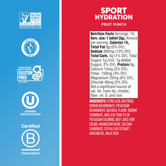 Nuun etiqueta con valores de electrolitos y transparencia informativa