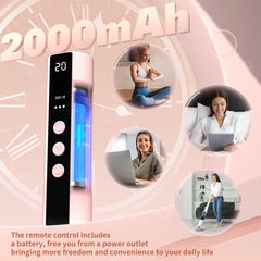 NVBOTY visor ocular integrado bloqueando luz para proteger los ojos durante la sesión