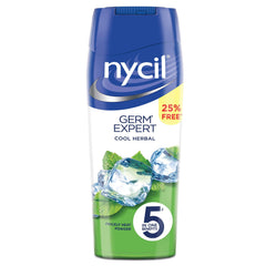 Nycil etiqueta con neem y pudina destacando ingredientes herbales