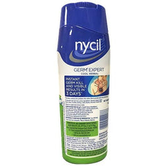 Nycil textura de polvo en primer plano que absorbe la humedad