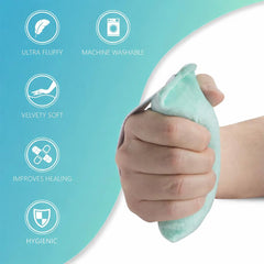 NYOrtho detalle de tejido tipo toalla mostrando absorción y suavidad protectora