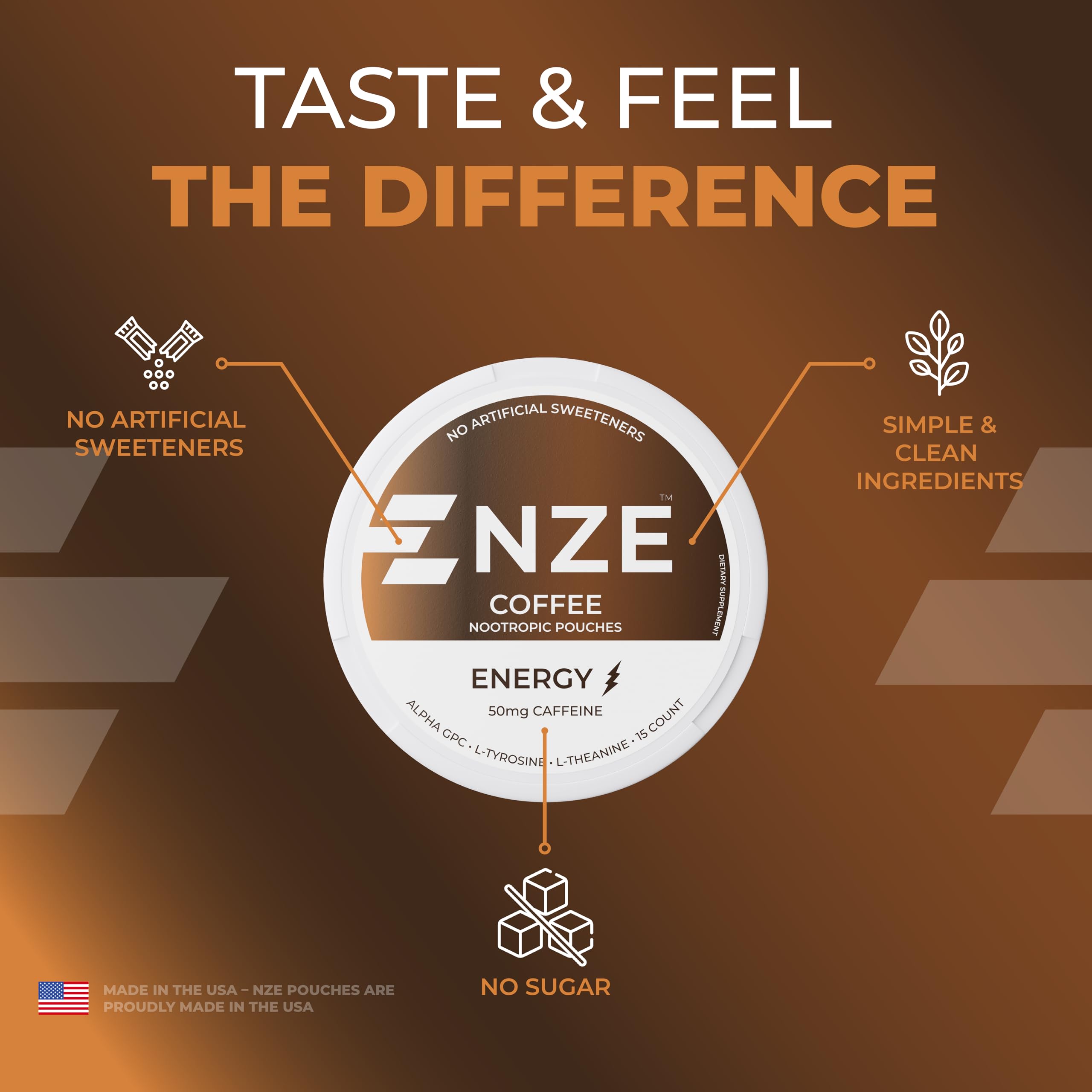 NZE pouch en uso antes de entrenamiento para impulso sin líquido