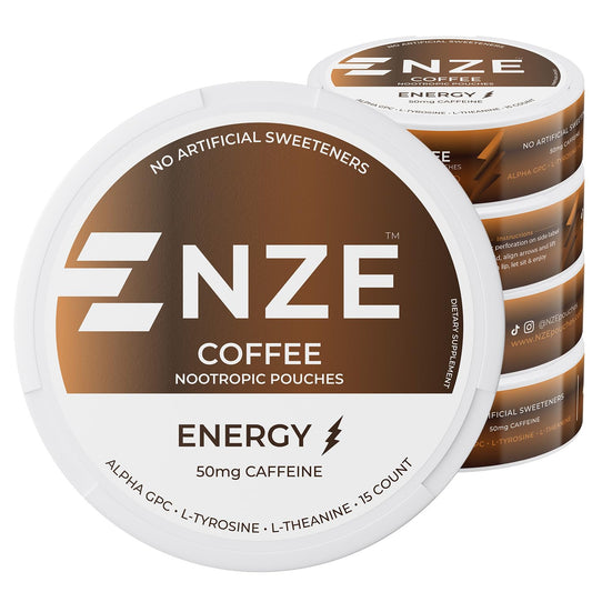 NZE lata frontal mostrando diseño y beneficio energía rápida
