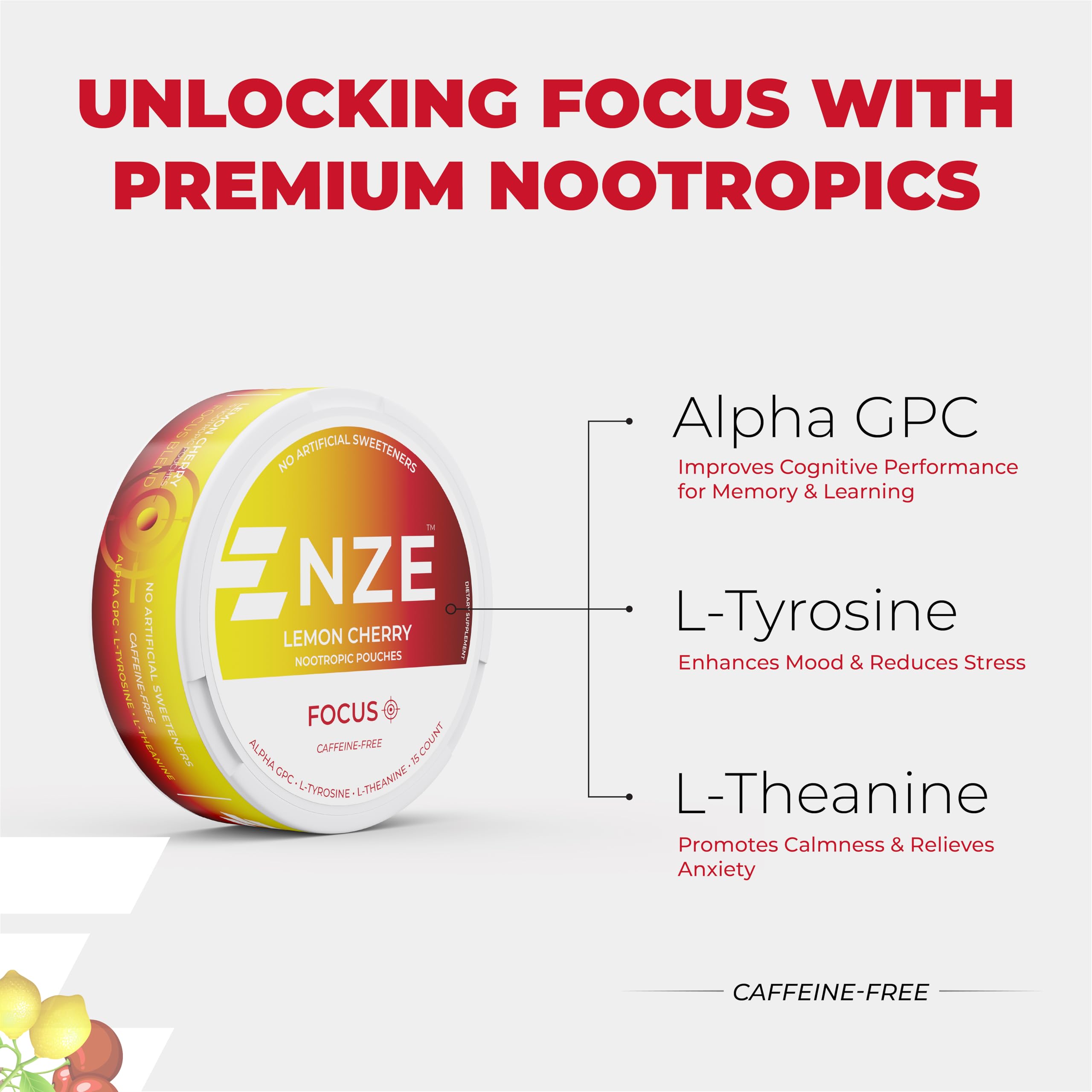 NZE pouch junto a bolígrafo para comparar tamaño portátil
