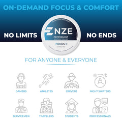 NZE pouch comparado en mano para ver tamaño y portabilidad