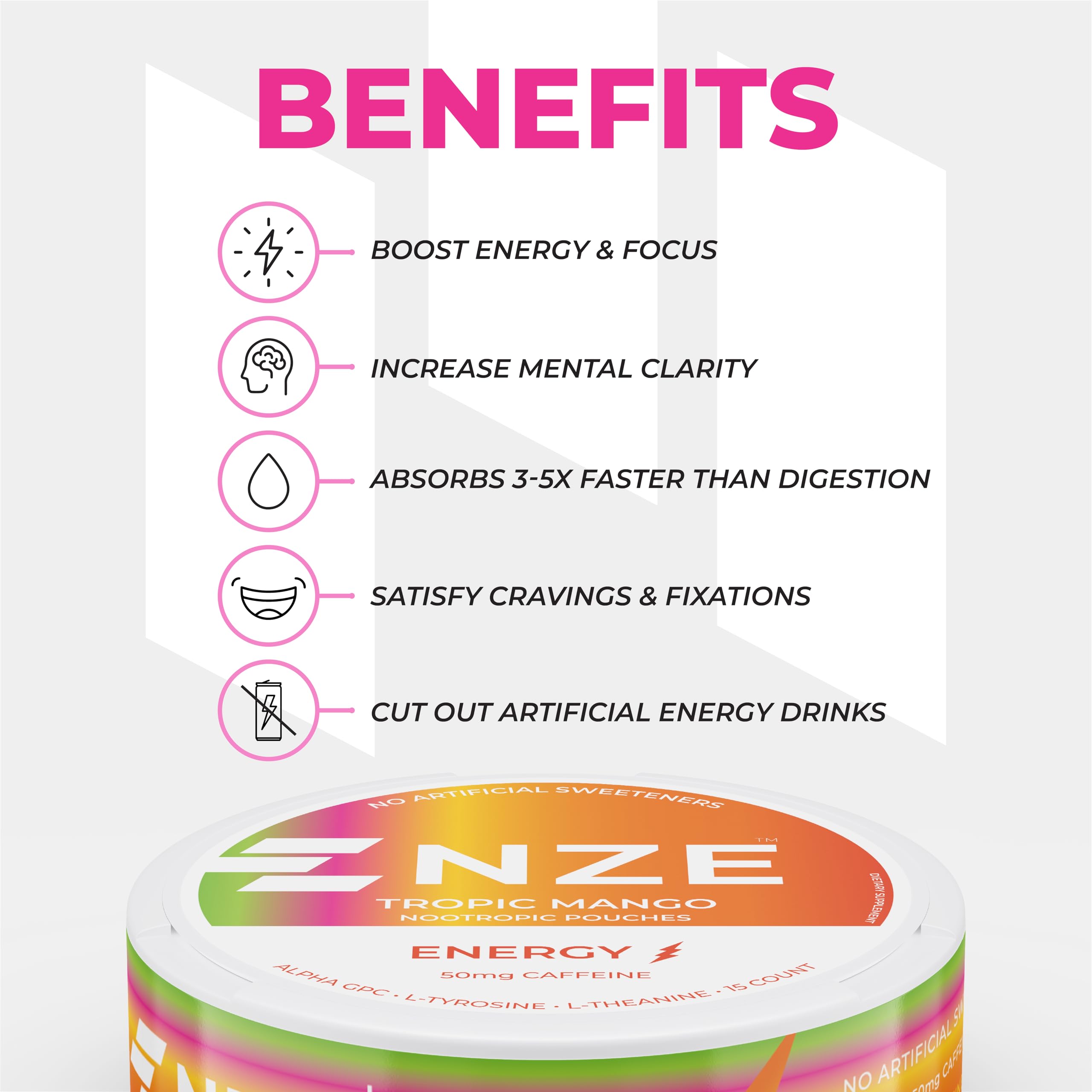 NZE ingredientes clave Alpha GPC y L-Theanine en contexto