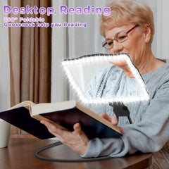 NZQXJXZ uso leyendo un libro grande con mejor legibilidad