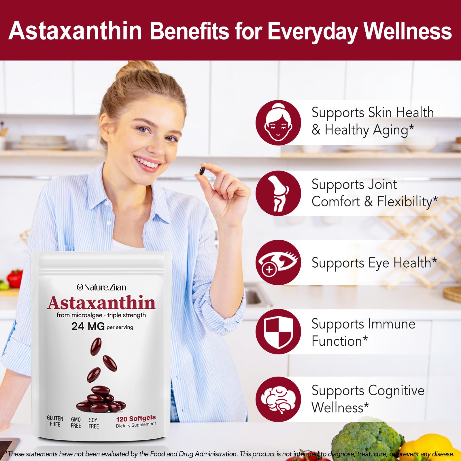 O NATURE . ZIRAN etiqueta con ingredientes y certificaciones visibles