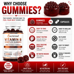 O NUTRITIONS gominola junto a una mano para comparar tamaño y conveniencia