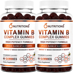 O NUTRITIONS frente del envase mostrando 120 gomitas y beneficio conveniencia