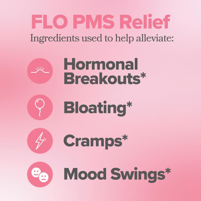 O Positiv FLO PMS cápsula en primer plano, enfoque en calidad vegetal