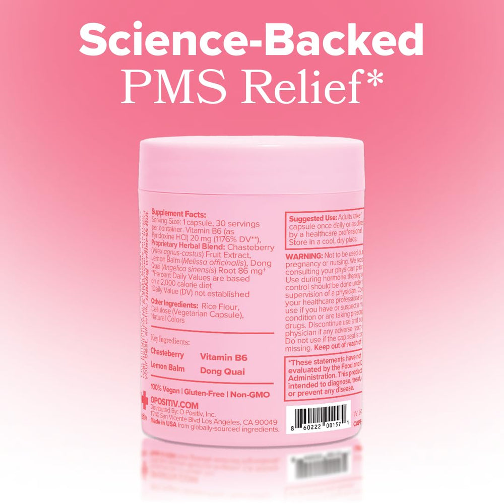O Positiv FLO PMS en ambiente relajante, promueve bienestar menstrual