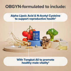 O Positiv PREGGO ingredientes clave en primer plano para confianza