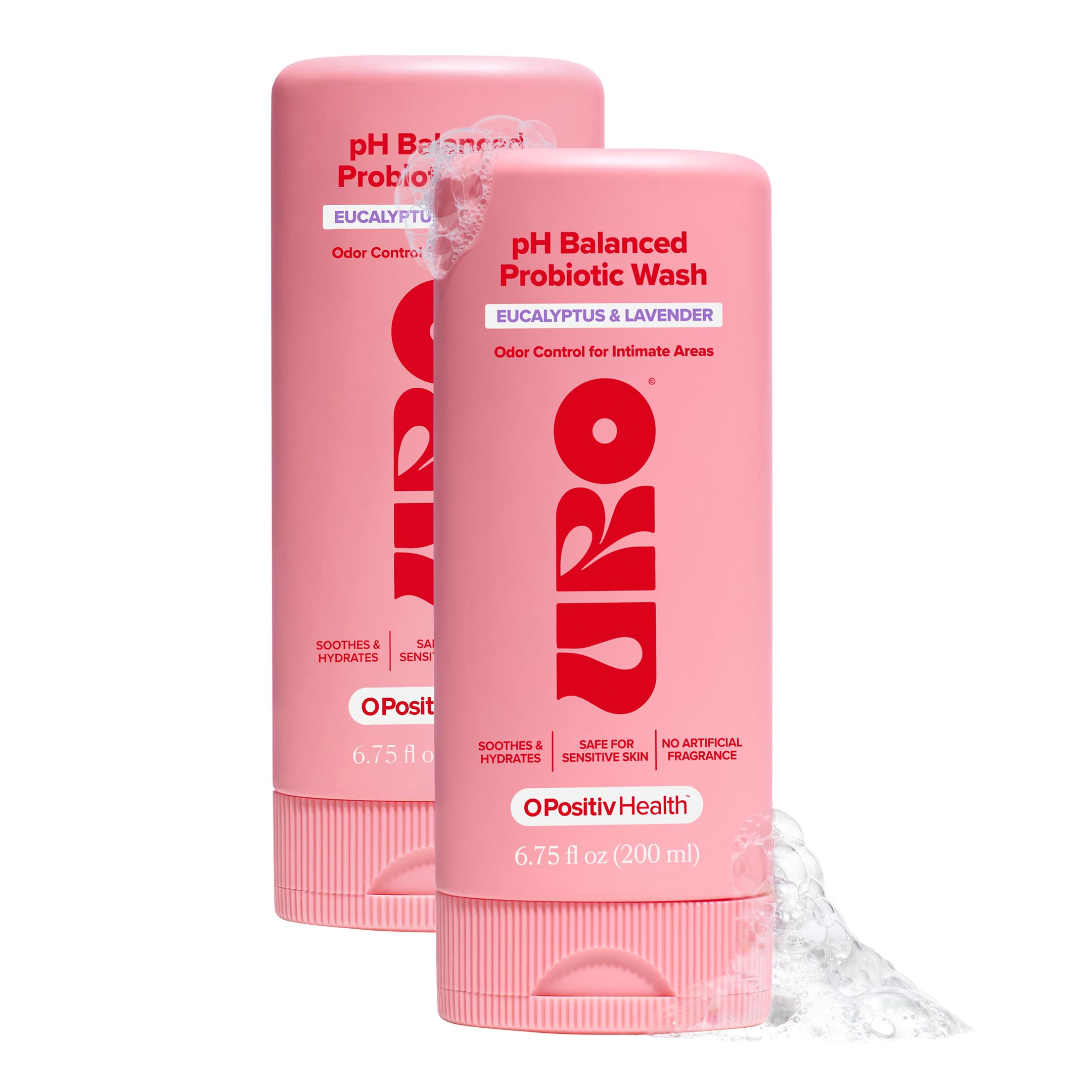 O Positiv URO frente del pack 2 mostrando diseño y tamaño