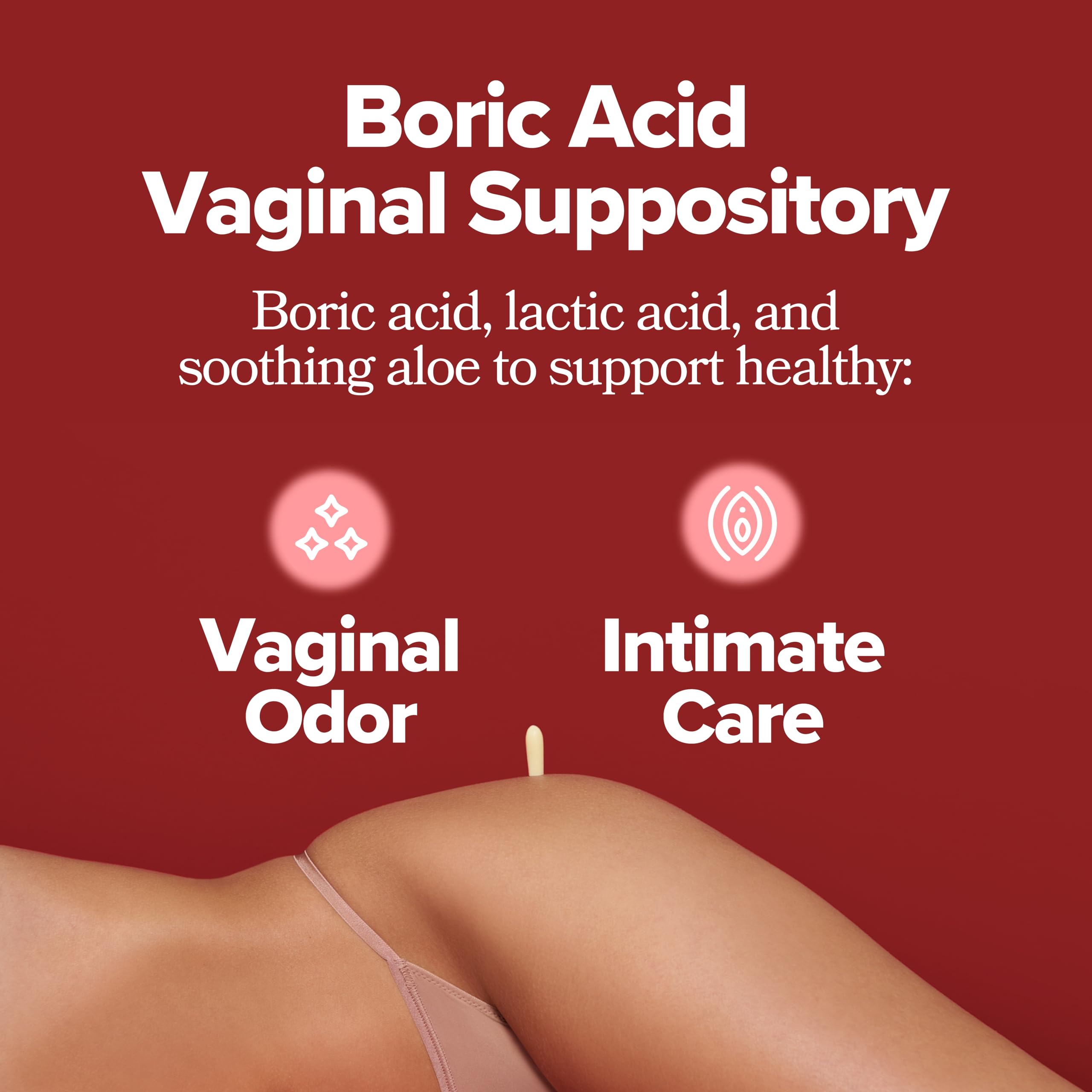 O Positiv URO detalle del supositorio para comprensión de textura