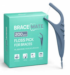 o1brand paquete frontal de 200 floss picks práctico para higiene