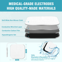 OAKDOLCHE bolsa resellable abierta protegiendo electrodos y manteniendo adhesión