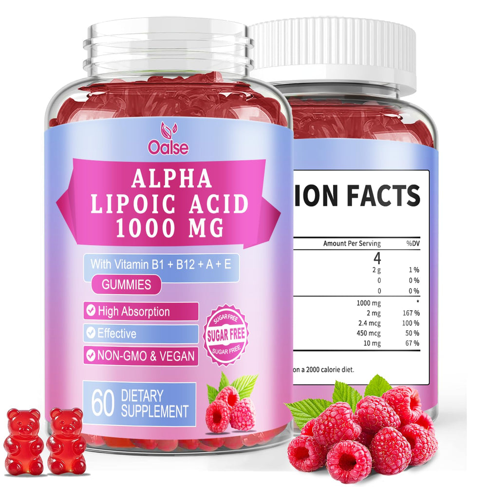 Gomitas OALSE sabor frambuesa para energía diaria