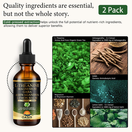 OASIS FORCE etiqueta con ingredientes y certificaciones visibles