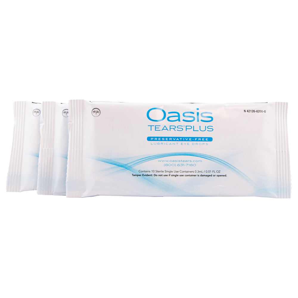 OASIS TEARS aplicación junto al ojo para alivio preciso y limpio