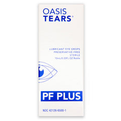 Oasis TEARS punta dispensadora estéril en detalle, dosificación segura y sin contaminación