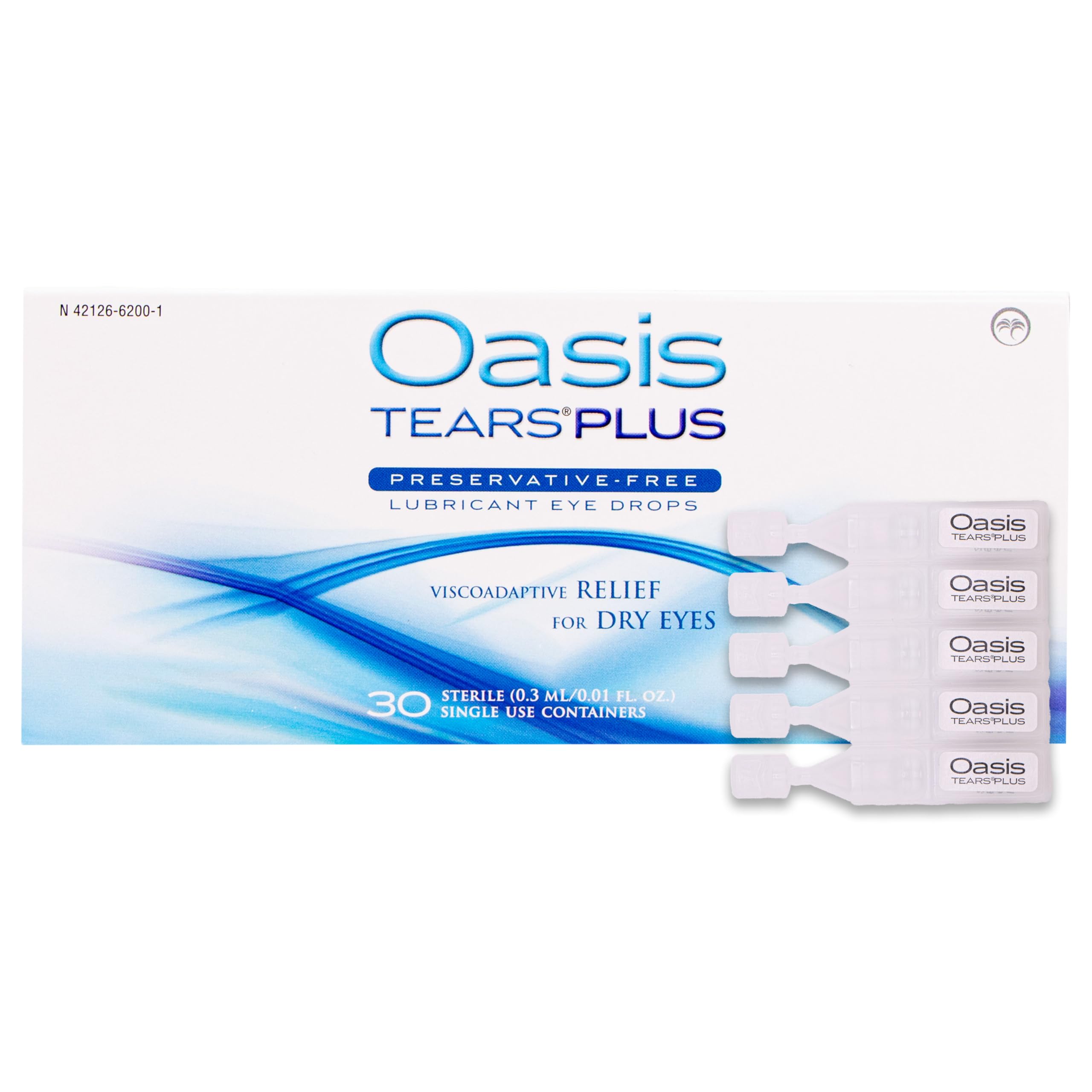 OASIS TEARS frontal del envase mostrando diseño y seguridad