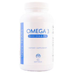 Oasis TEARS OMEGA primer plano de softgel destacando pureza