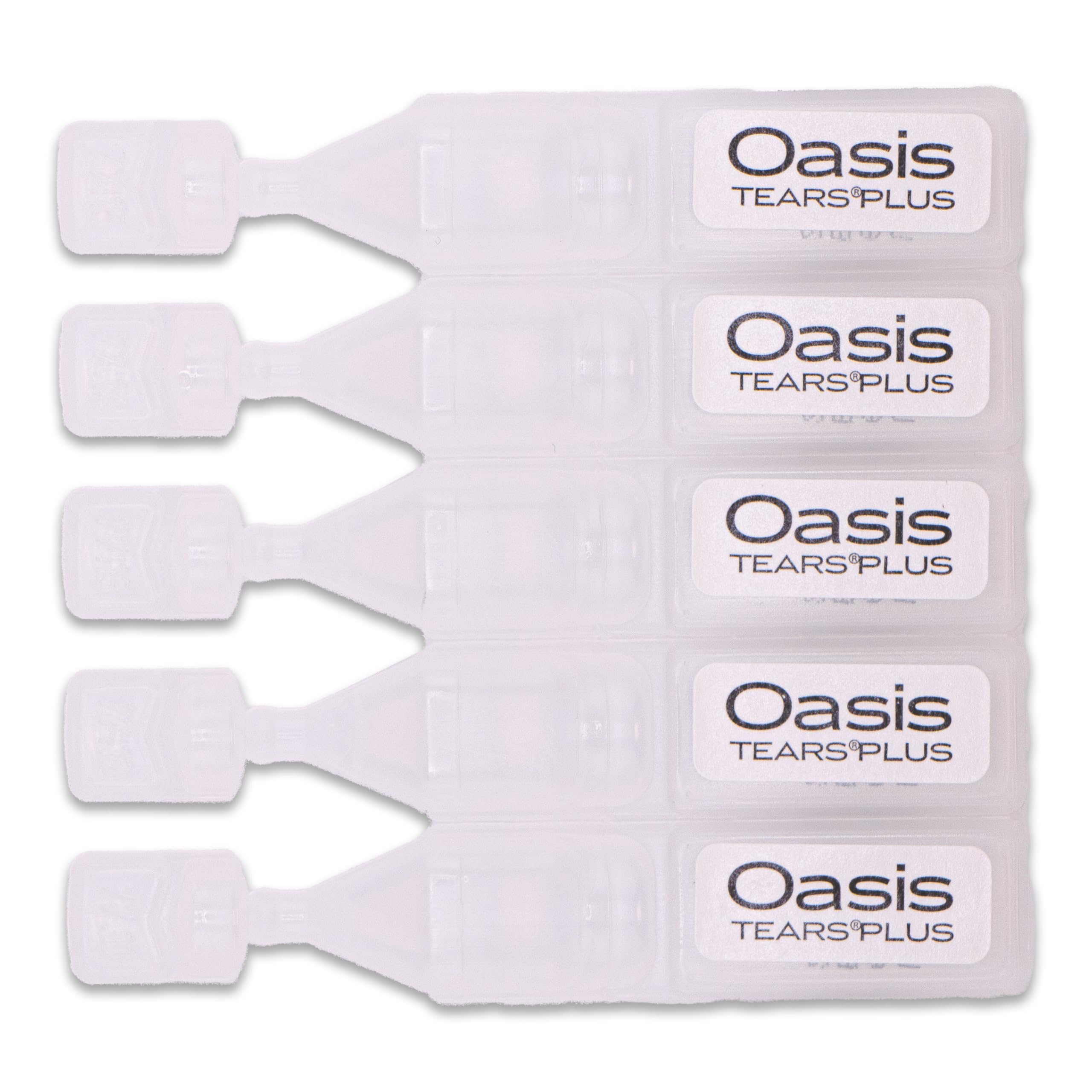 OASIS TEARS gota despejada que ilustra hidratación instantánea