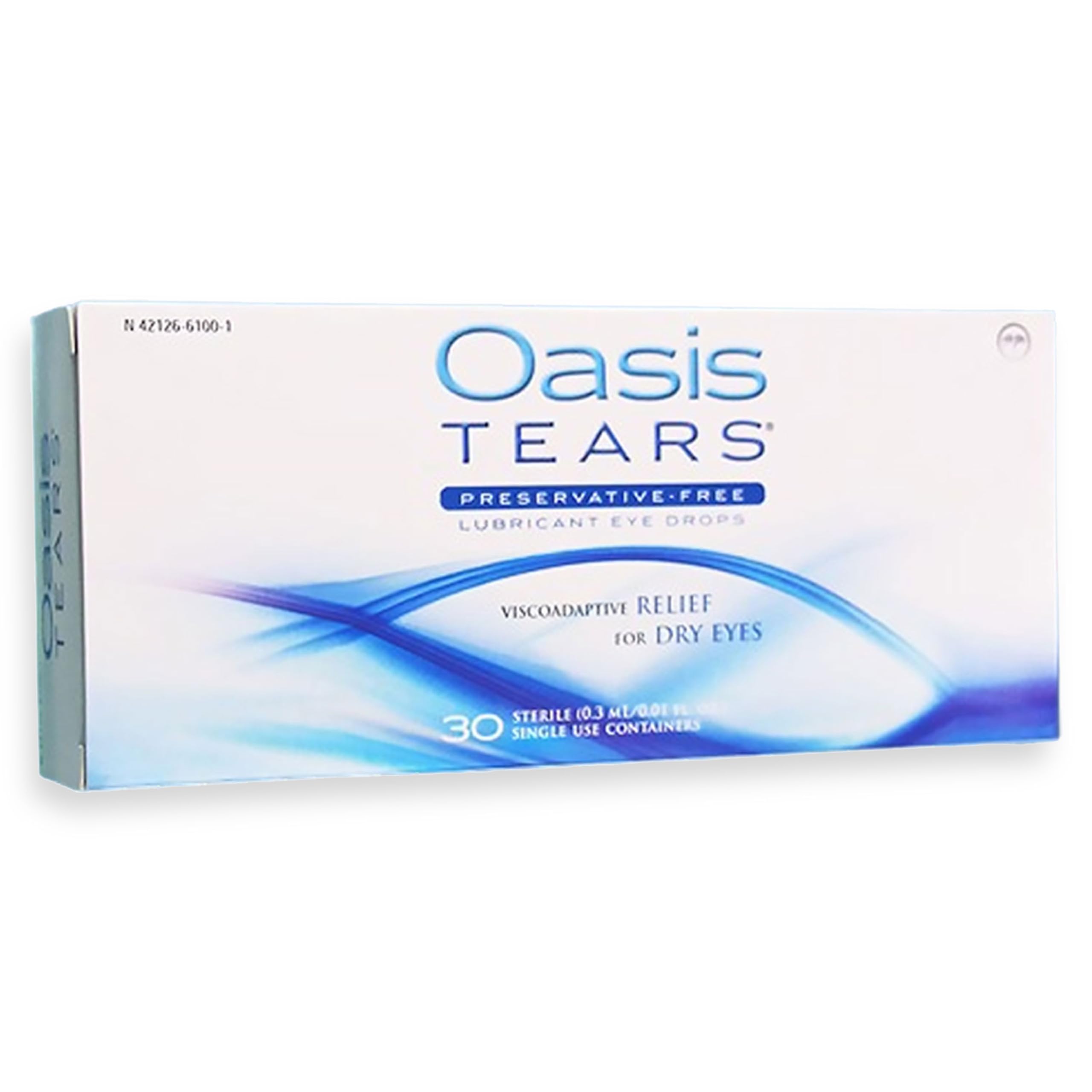 Oasis TEARS aplicación en mano demostrando facilidad y precisión