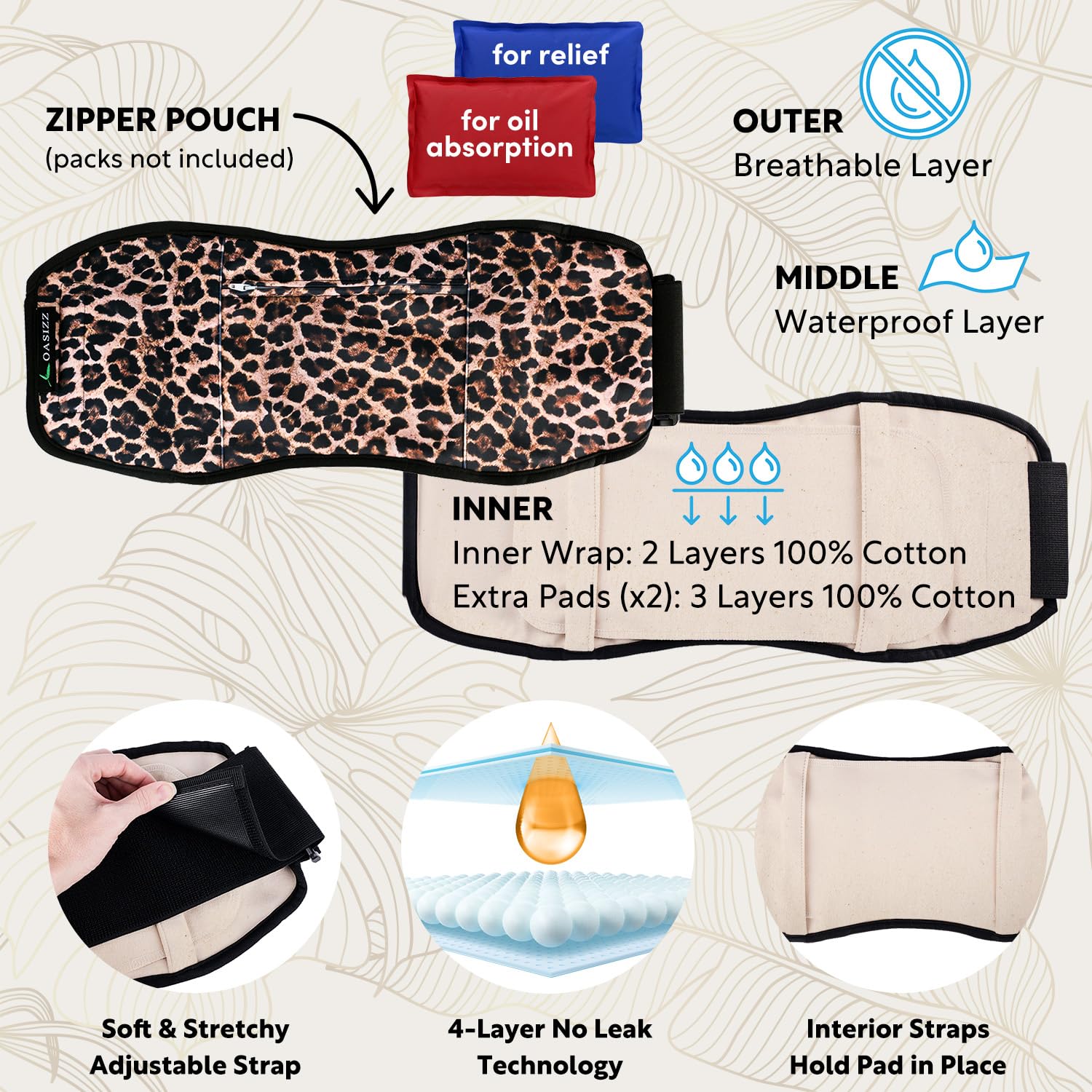 OASIZZ bolsa de guardado estampada para transportar y proteger