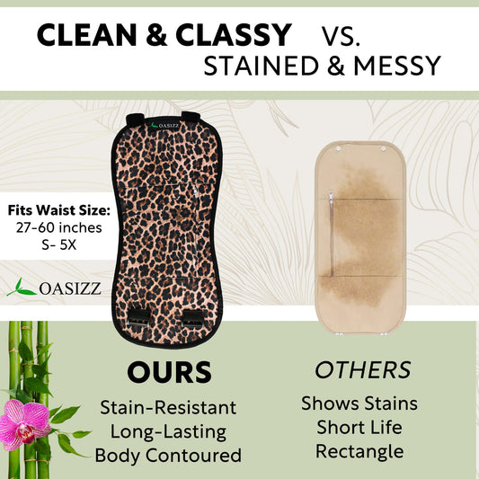 OASIZZ primer plano de franela interior absorbente y natural