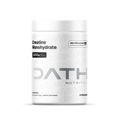 Oath Nutrition envase frontal sin sabor con diseño claro y beneficio de mezcla rápida